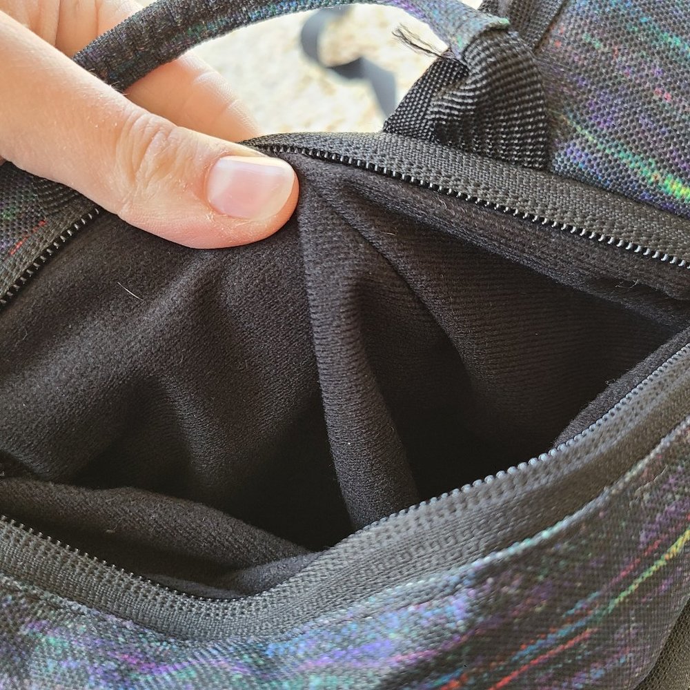 Dakine Pink Accent Blue Burnout Full Sized Backpack - Picture 5 of 9